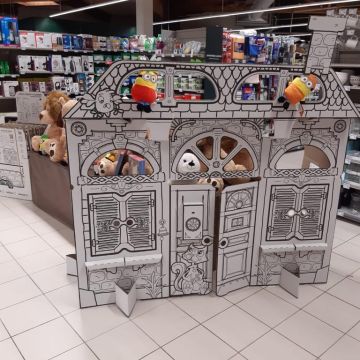 Des jouets XXL en carton ondulé